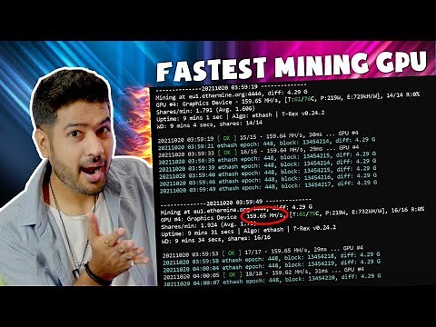 World's Fastest Mining Graphic Card | CMP 170Hx | 160 Mhs