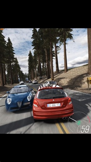 This Peugeot 207 Is Fighting Traffic 😳 #assettocorsa