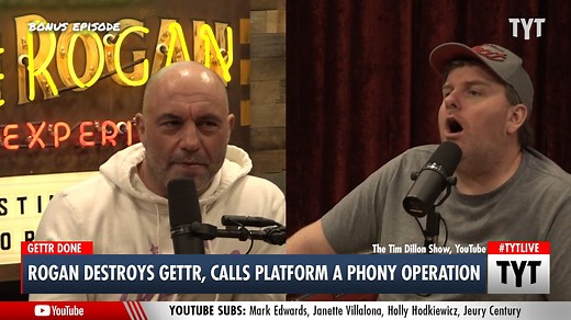 9.1K views · 60 reactions | Joe Rogan DESTROYS Gettr | The Young Turks | Facebook