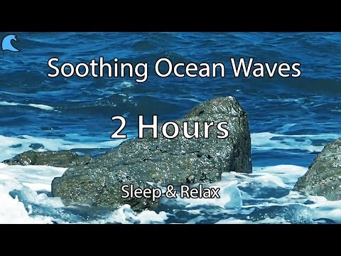 Soothing Ocean Waves 🌊 2 Hours Relaxing Video | Sleep, Meditation & Stress Relief