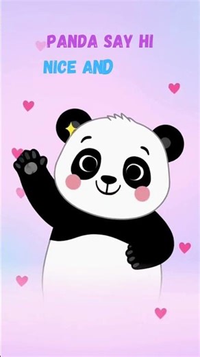 Wave Wave Wave Hello 👋 | Greeting Song for Kids 🐼 | Nursery Rhyme | TinyTales