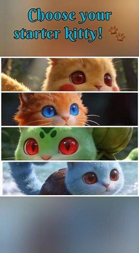 What if Pokemon were Cats? 🐾 | Legendary Reimagination #Anime Cat Fantasy #pokemon #anime #pikachu