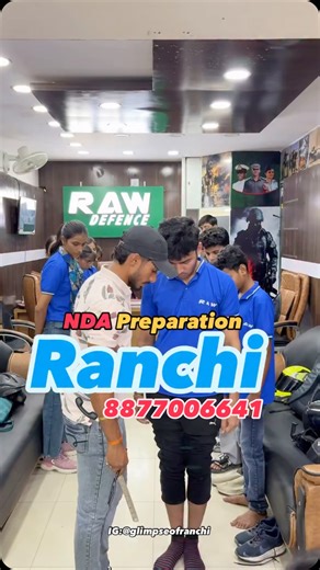 Glimpse of Ranchi on Instagram: "अगर आप भी है देश सेवा के लिए तैयार तो आपका सपना होगा साकार...10th, 12th के बाद NDA में जाना का रास्ता RAW DEFENCE ACADEMY करेगी आसान.... यहां कक्षा 10वीं, 11वीं और 12वीं पासआउट सभी के लिए बैच उपलब्ध हैं। और एडमिशन से पहले सभी ज़रूरी क्राइटेरिया की जांच की जाती है, जैसे – Height, Weight, Knock knees, Flat feet, Color blindness, Chest measurement... यहां Ex & Serving officer’s ke Guidance में रेगुलर SSB MEDICAL एक्सपर्ट के द्वारा FULL BODY CHECK UP EX ARMY OFFICER 