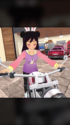 Exploring the Virtual World on My Motorcycle in VRChat