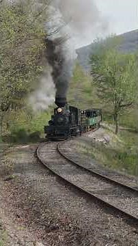 Shay No. 5 Climbing to Bald Knob | Cass Scenic Railroad