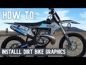How To - Install Dirt Bike Graphics