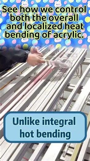 Mastering Full-Sheet vs Localized Acrylic Heat Bending | Factory Behind-the-Scenes