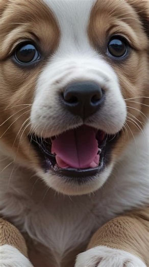 Adorable Puppy Yelps from a Gentle Touch | Heartwarming Dog Reaction