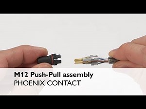 How to assemble a shielded M12 crimp field-wired connector