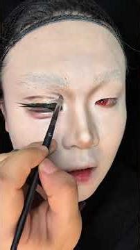 Let me teach you in one minute Create both male and female cosplay all-purpose eye makeup