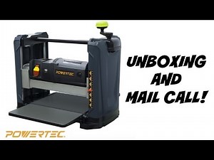 JWF-POWERTEC 12-1/2" THICKNESS PLANER UNBOXING