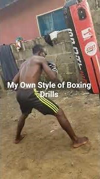 Working out in boxing form