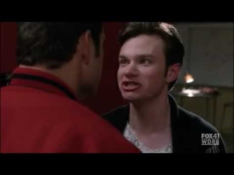 Glee Karofsky kisses Kurt 2x06