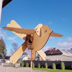 Bird Whirligig Plans DXF SVG Laser Cut or Scroll Saw - Etsy