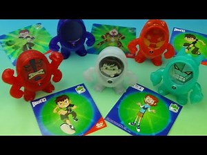 2018 BEN 10 set of 8 SONIC DRIVE IN WACKY PACKS VIDEO REVIEW