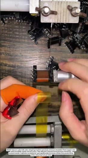 Amazing Automatic Copper Wire Stripping Process | Fast & Satisfying Manufacturing Technology