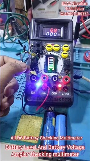 Lithium battery checking tester || DIY Lithium ion Battery Capacity Tester || Battery Checking Teste