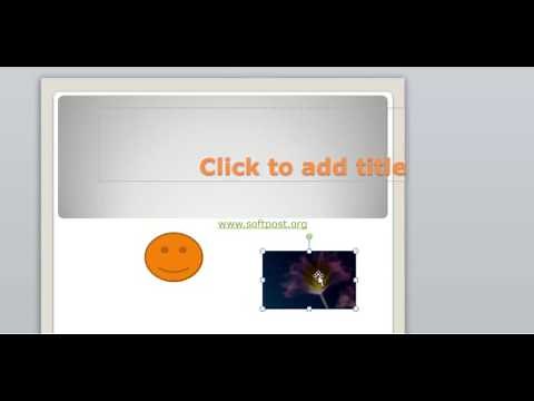 How to make pictures move in Microsoft powerpoint