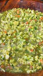 Ceviche de Pescado en Salsa Verde #shorts