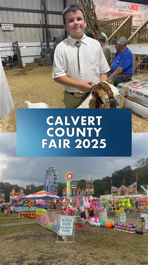 🎡✨ The Calvert County Fair is here! From rides and pig races 🐷🏆 to 4-H showcases, antique tractors 🚜, and plenty of funnel cake & fresh lemonade 🍋, there’s something for everyone. 📅 Running now through Sunday, Sept. 28 #calvertcounty #calvertcountymd #calvertcountyfair | The BayNet