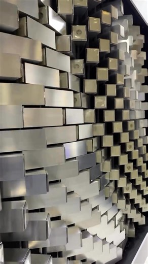 32K views · 424 reactions | The kinetic wall, designed by @architime.ru, is a dynamic installation that transforms its surface through precisely angled metal boxes mounted on rotating rods. Join PAACADEMY’s workshops to learn the most advanced 3D printing tools from pioneering architects and designers: https://paacademy.com/ #parametricdesign #kineticwall #artinstallation #parametricdesign | ParametricArchitecture | Facebook