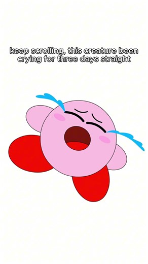 just ignore this creature (animation meme) #kirby #funny #cute #animation #memes #shorts #cartoon