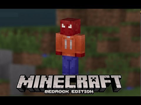 How to Make Spiderman skin in Minecraft Bedrock Edition (Homemade Suit)