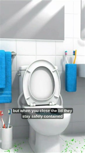 Close the lid before you flush