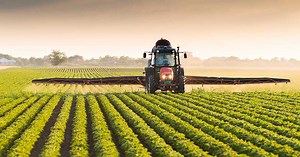 Space in service of agriculture