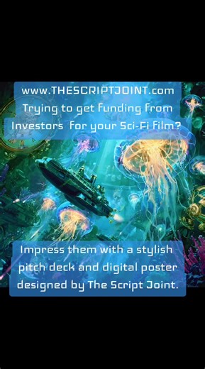 Show investors you are serious -- get a cool digital pitch deck designed by The Script Joint. #filmfundingtips #screenplaytips #posterdesigner #filmmakingtips #filmmakingtips