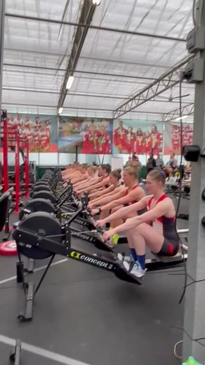 Team Canada Rowers Training at World Rowing Indoor Champs