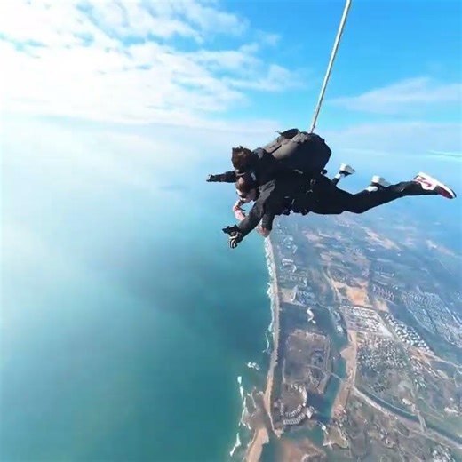 I will always sail towards the shore of freedom rain or shine#Skydiving#Tah