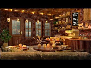 4k Cozy Coffee Shop ☕ Smooth Jazz Piano With Rain Sounds for Relaxing And Sleeping