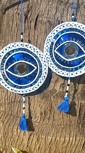 19K views · 136 reactions | Craft your own evil eye protector as a good luck charm, ensuring a positive start to the new year 刺 Use Fevicryl Glass Colours, Fevicryl Mouldit and a few of your old CDs for this DIY! . . [DIY Evil Eye, DIY Craft, DIY Art, DIY Wall Hanging] #KeepCreating #ArtistsOfInstagram #Fevicryl #Hobbyists #FevicrylHobbyIdeasIndia #PositiveVibesOnly #PositiveStart2024 #EvilEyeDIY #NewYearCrafting #BestOutOfWaste #UpcycledArt #DIYWallHanging | Hobby Ideas India | Facebook