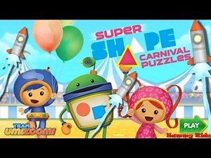 Team Umizoomi | Super Shape Carnival Puzzles | Rocket Blast Off | Hammy Kids