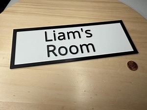 Custom Name Room Sign – 9.5x3.5" Personalized Wall Art | Bedroom Door Label, Kids Room Decor, Office or Home Banner Nameplate - Etsy Canada
