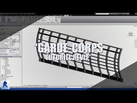 TUTO REVIT : Modélisation garde-corps
