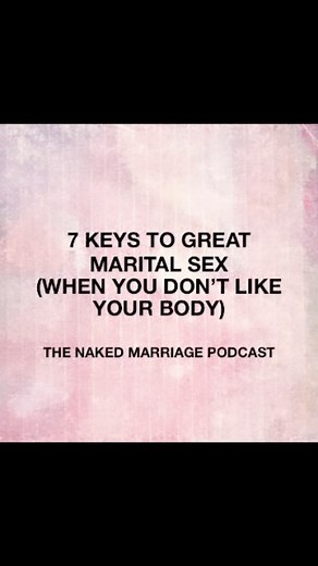 Body insecurity is a common reason why many spouses feel like their sex life isn’t quite where they’d like it to be. Here are 7 ways to overcome this… What else would you add? #marriage #nakedmarriagepodcast #nakedmarriage #marriageministry #marriagegoals #intimacy #intimacycoach #intimacytip #marriagetips #marriagetoday #marriageadvice #marriagematters @xomarriage | Marriage