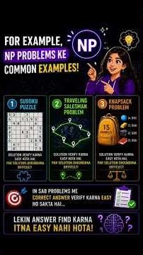 😱 Easy to Check, Hard to Solve! | NP Problems Explained #shorts #youtubeshorts #ugcnet #gate #toc