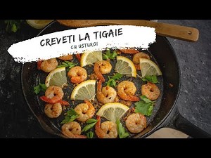 Creveți la tigaie cu usturoi - rețeta rapidă și delicioasă | Bucate Aromate