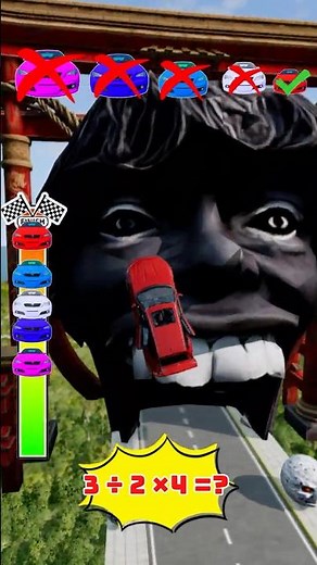 🔥KPOP Demon Hunters🔥🎮 BeamNG DRIVE🎮 Car Jump Challenge🔥#hunterxhunter