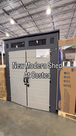 23K views · 51 reactions | New modern Shed at Costco 6X5 this is so nice has a lot of storage space it’s also available online  perfect size for my little back yard!! Send this to someone that would love this and follow for more new Costco finds. #costco #costconew #costconewdeals #costcodeals #costcofinds #costcomusthaves | Costconewdeals | Facebook