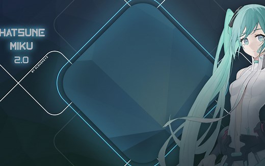 【OSU/皮肤展示】Hatsune Miku [ 初音ミク ] v2.0