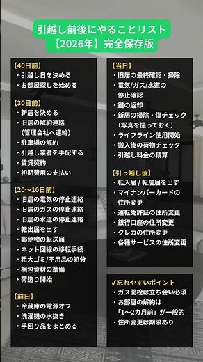 【2026年最新】引越し前後やることリスト完全版✨#お部屋紹介 #1DK #賃貸物件 #神戸市中央区 #神戸賃貸 #一人暮らし部屋 #不動産賃貸 #家探し #駅近物件 #神戸売買