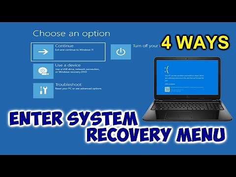 How to enter the System Restore menu ➡️ 4 ways to Access Advanced Boot Options Windows 11/10