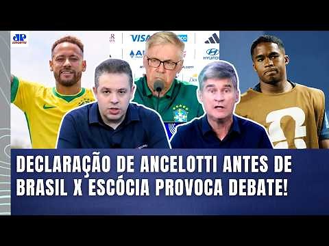 PREOCUPANTE??? "Cara, essa FALA do ANCELOTTI sobre o NEYMAR e o ENDRICK..." VEJA DEBATE! | SELEÇÃO