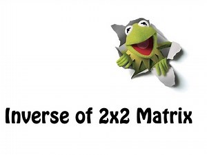 7- Inverse Of 2x2 Matrix شرح معكوس المصفوفة