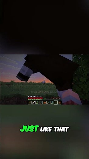 Tame a Horse FAST in Minecraft: Easy Guide! #shorts