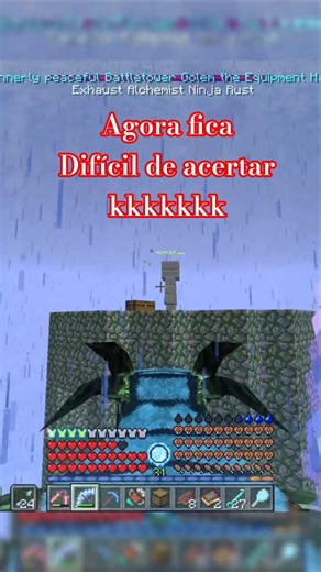 With multishot it gets much harder LOL #minecraft #gaming #memes #minecraftmemes #survival #games