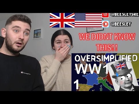 WW1 - Oversimplified (Part 1) | BRITISH COUPLE REACTS
